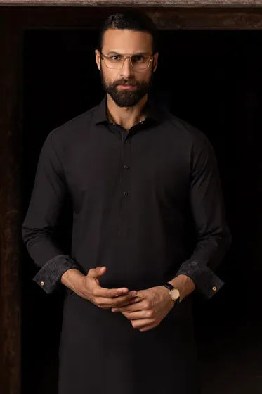 ENNIS - CARBON GREY EXCLUSIVE KAMEEZ SHALWAR