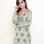 MK -071 2 piece suit with machinery elegant and catchy embroidery suit